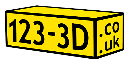 123-3D Logo